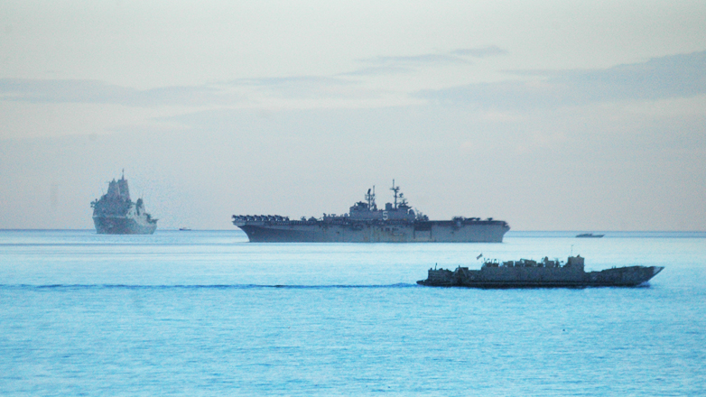 Ελληνοαμερικανική άσκηση πεζοναυτών στην παραλία του Λιτοχώρου