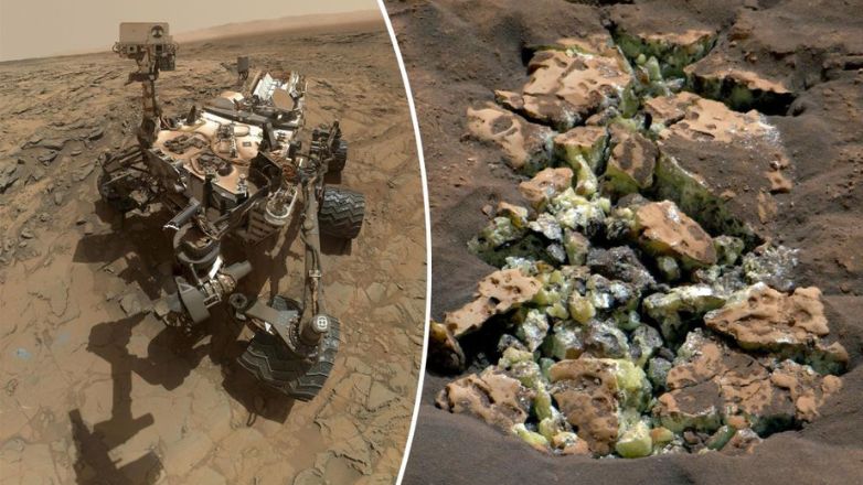 Impressive discovery on Mars – crystals of pure sulfur discovered