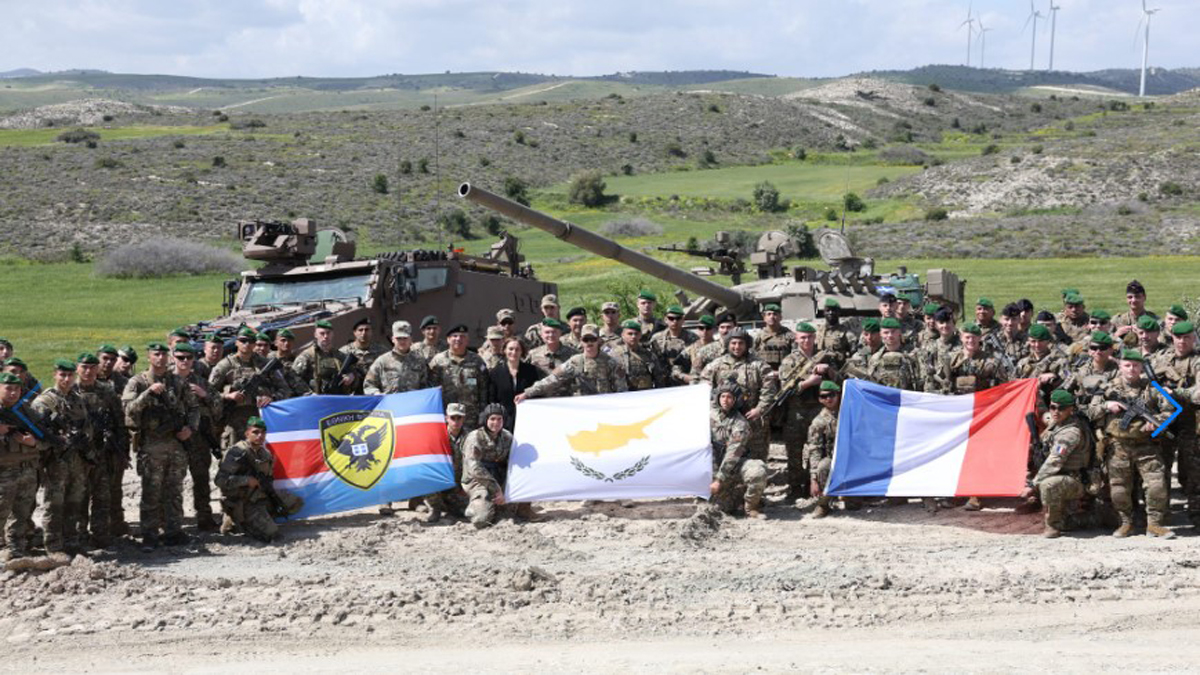 Κύπρος: Συνεκπαίδευση της Εθνικής Φρουράς με τις Ένοπλες Δυνάμεις της Γαλλίας