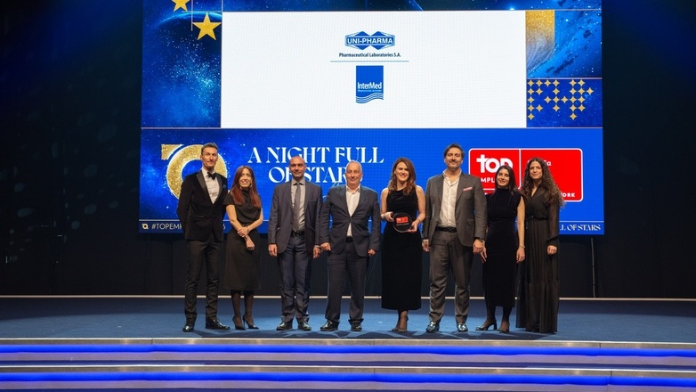 UNI-PHARMA και InterMed πιστοποιήθηκαν ως Top Employers 2026 για τέταρτη συνεχή χρονιά