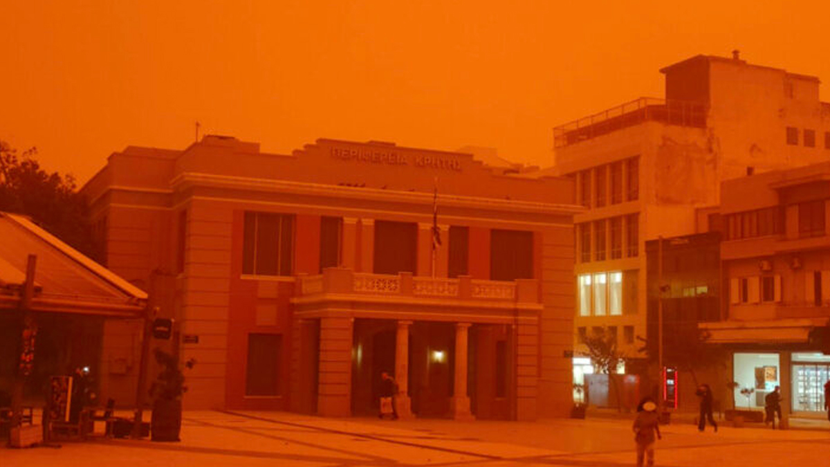 Προβλήματα στις πτήσεις λόγω αφρικανικής σκόνης στην Κρήτη