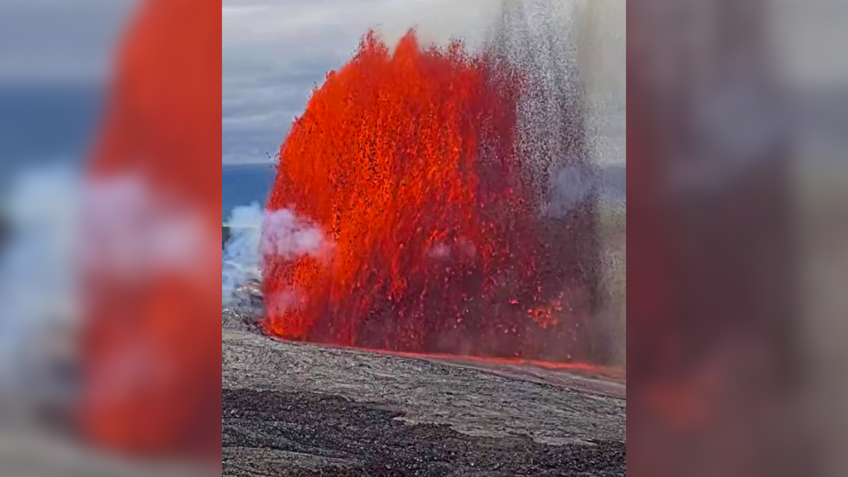 Χαβάη: Εντυπωσιακή έκρηξη στο ηφαίστειο Κιλαουέα