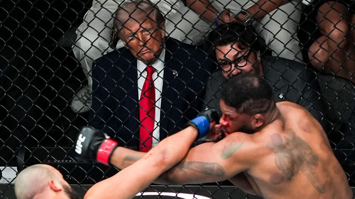 Ο Τραμπ άφησε το Ιράν και πήγε σε… αγώνα πυγμαχίας