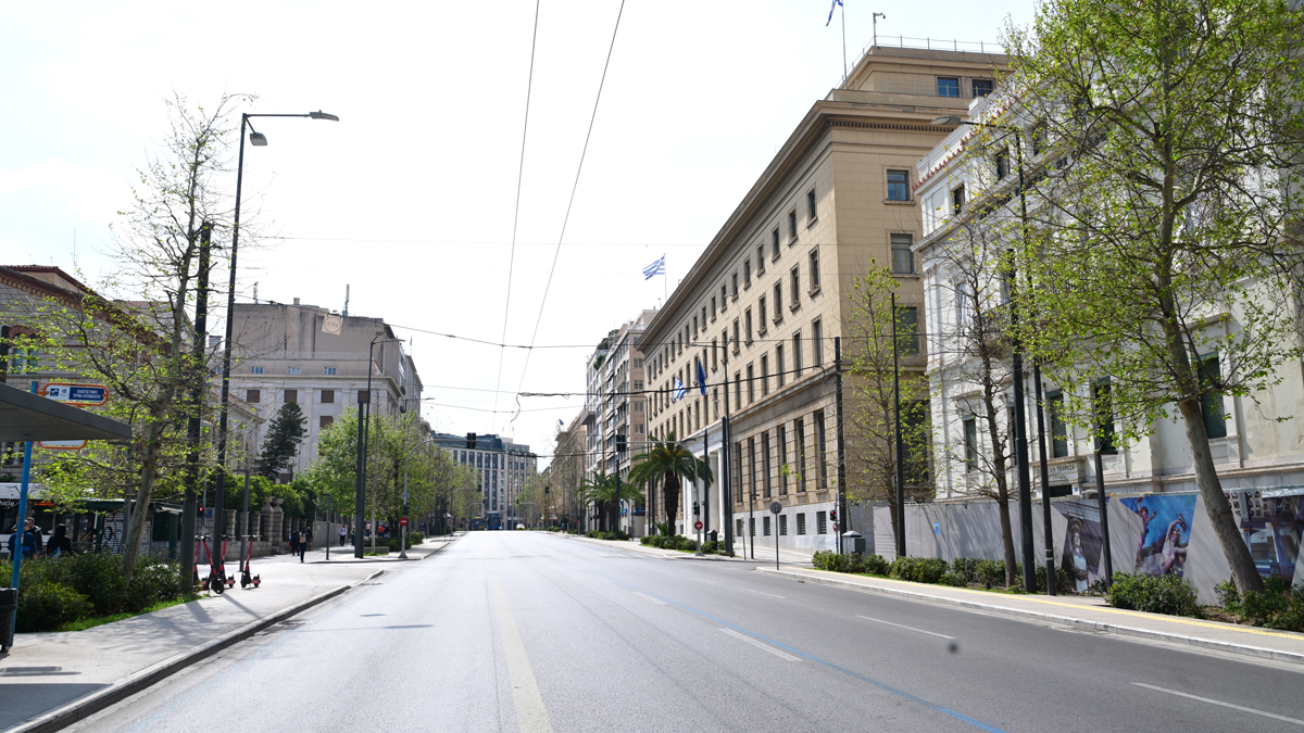 Άδεια πόλη η Αθήνα την Κυριακή του Πάσχα