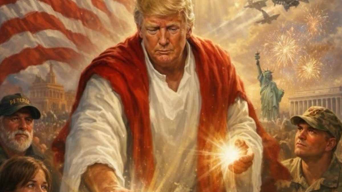Ο Τραμπ εμφανίστηκε… ως Μεσσίας μετά την επίθεση στον Πάπα Λέοντα