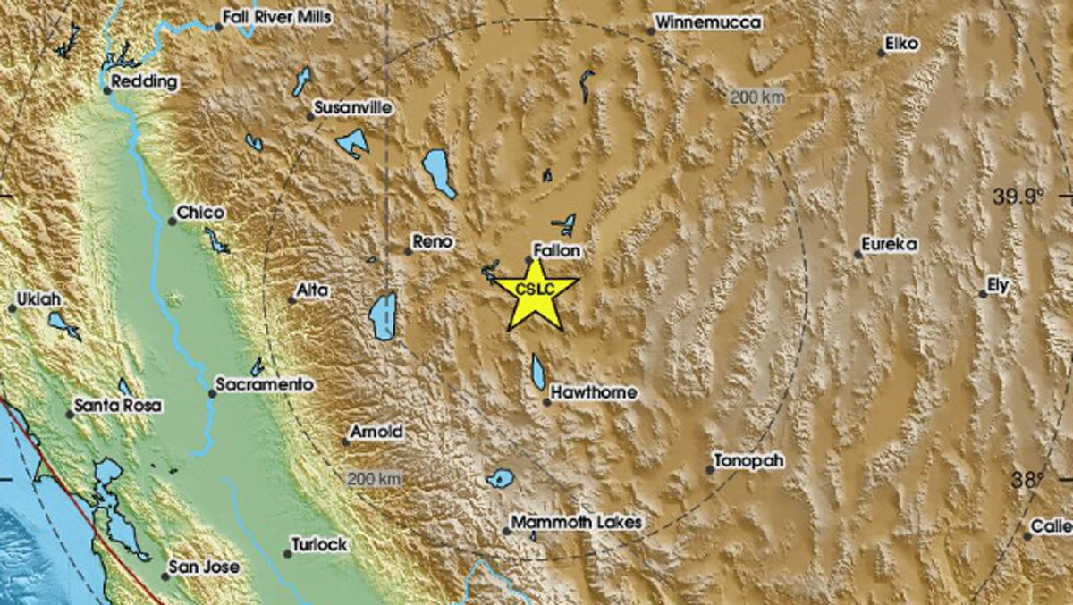 Σεισμός 5,7 Ρίχτερ στη Νεβάδα