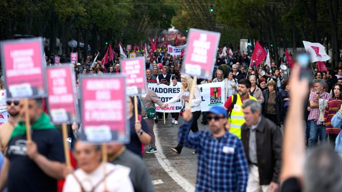 Πορτογαλία: Χιλιάδες διαδηλωτές κατά της σχεδιαζόμενης μεταρρύθμισης στην αγορά εργασίας