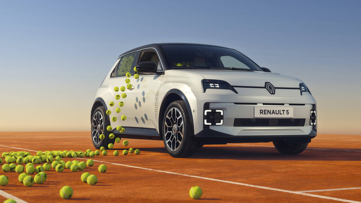 Στο τουρνουά τένις Roland Garros θα γίνει η παγκόσμια πρεμιέρα του Renault 4 Roland Garros E Tech electric