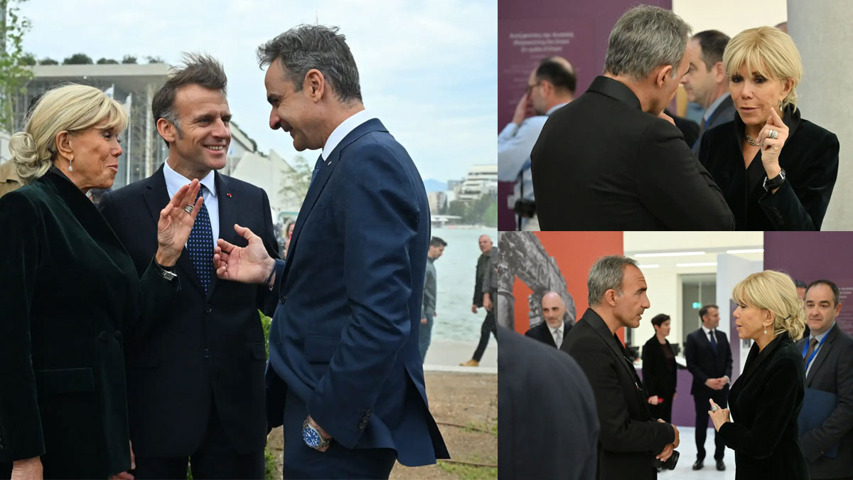 Εμανουέλ Μακρόν – Μπριζίτ Μακρόν: Η επίσκεψη στο Κέντρο Πολιτισμού Ίδρυμα Σταύρος Νιάρχος – Εκεί και ο Νίκος Αλιάγας