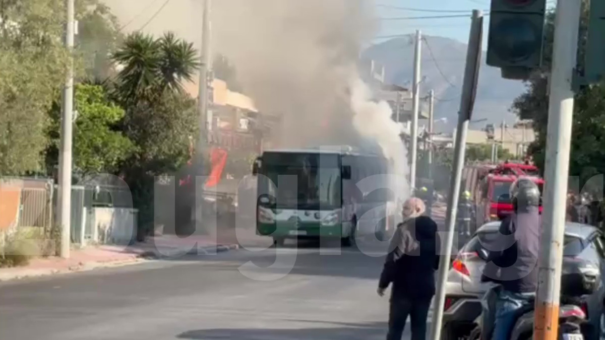 «Λαμπάδιασε» λεωφορείο εν κινήσει στο Ίλιον