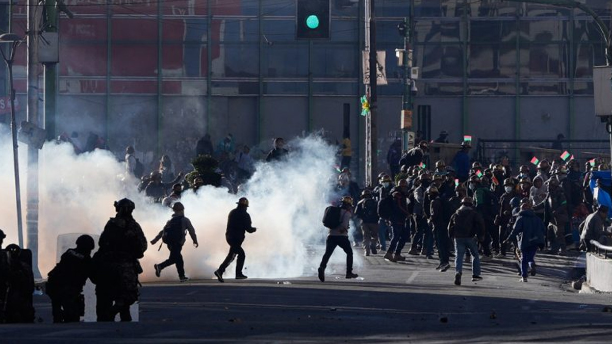 Βολιβία: Επεισόδια σε αντικυβερνητική διαδήλωση στην πρωτεύουσα Λα Πας