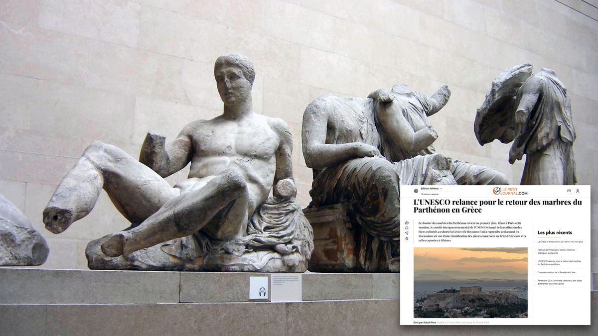 Relaunch της UNESCO για την επιστροφή των Μαρμάρων του Παρθενώνα