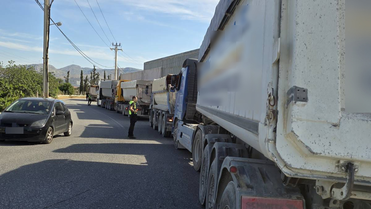 Πάνω από 2.000 παραβάσεις βεβαιώθηκαν σε εκατοντάδες φορτηγά