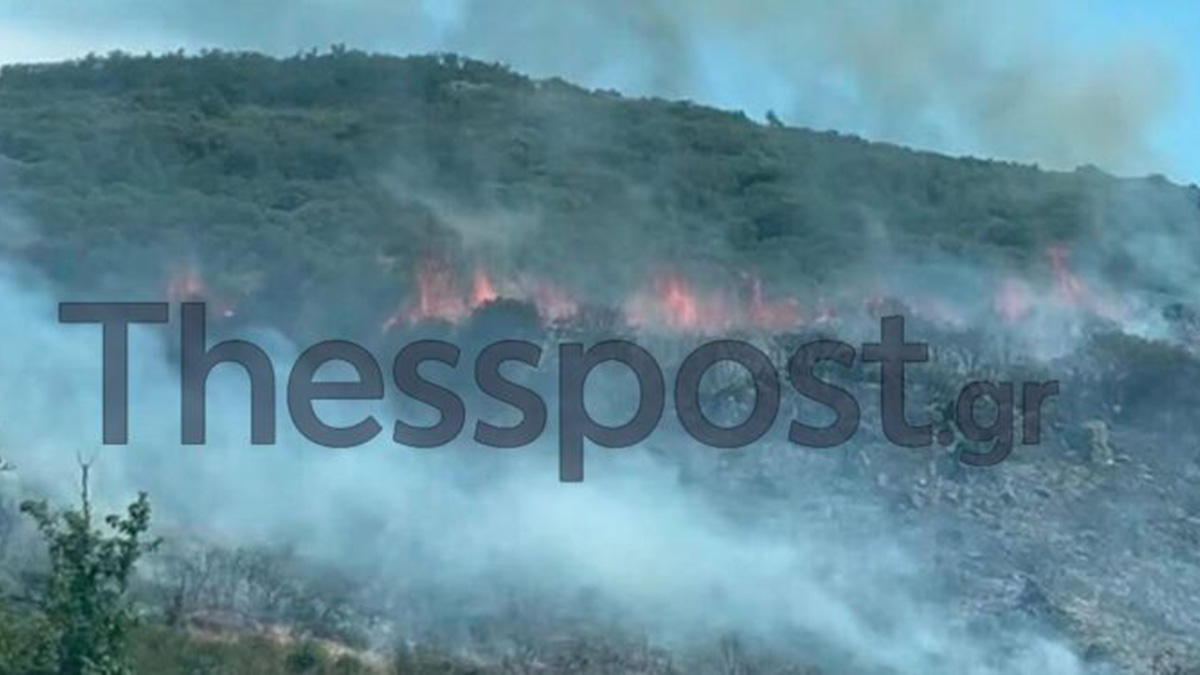 Πυρκαγιά στη Θεσσαλονίκη