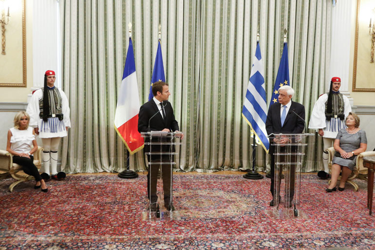 Κοινές δηλώσεις Μακρόν - Παυλόπουλου