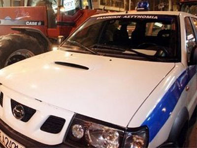 Σύγκρουση Ι.Χ. με περιπολικό